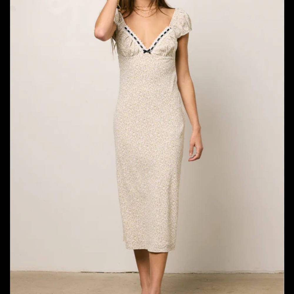 Lelis Collection Mariah Floral Midi Dress Women’s Size Small